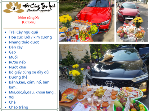Mâm cúng Xe Cơ Bản