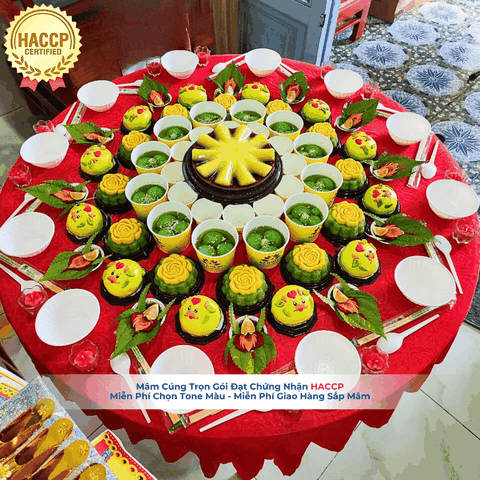 Mâm Cúng Thôi Nôi Chay