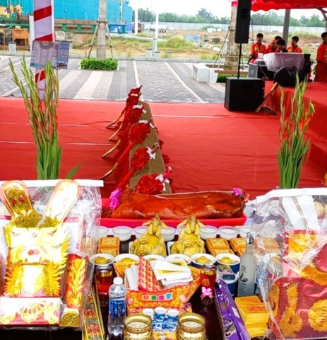 Mâm Cúng Tổ Nghề Xây Dựng Luxury