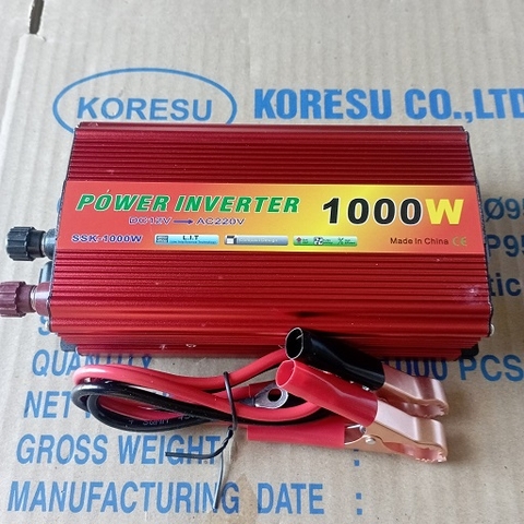 Bộ Kích điện chuyển đổi dòng điện từ 12v sang điện 220 dùng cho sinh hoạt gia đình.
