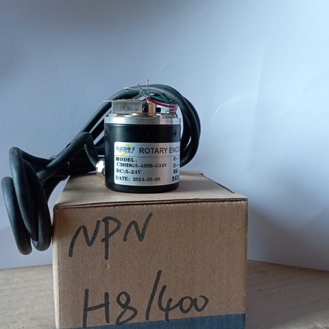 Encoder Trục Lõm 400 Xung C38H8G5-400B-G24N (NPN, 5-24V) - Sẵn Hàng