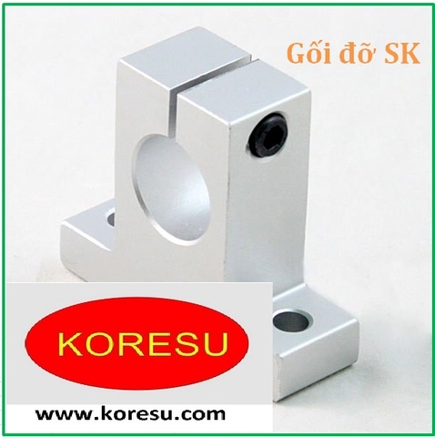 GỐI ĐỠ TRỤC SK SK16, SK20, SK25, SK30