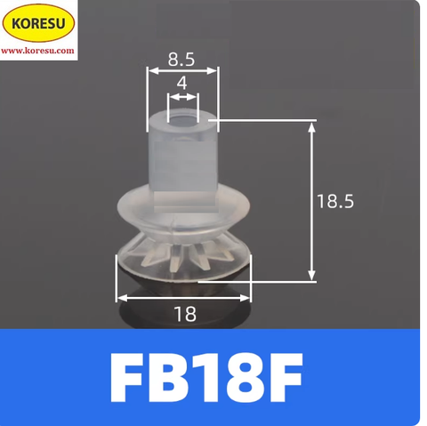 Giác hút chân không FB18F Koresu - Giải pháp tự động hóa tối ưu