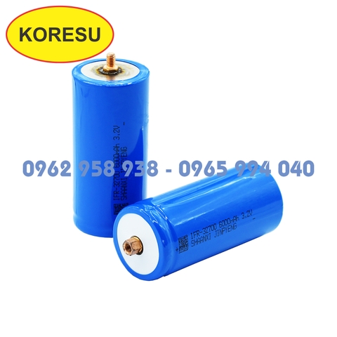 pin lithium 32700 6000 5500 mah, pin lithium sắt phosphate đầu vít, pin 3.20V32650 pin mặt trời (PN0025)