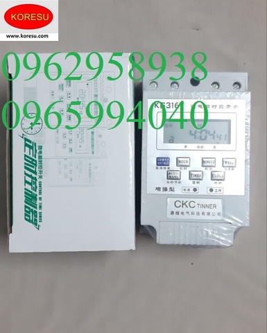 Timer hẹn giờ điện tử 24h CKC-KG316T