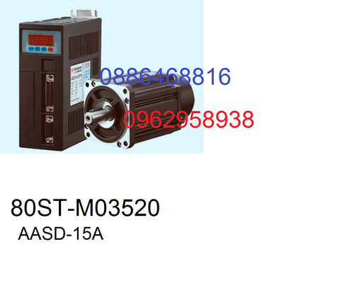 Động cơ Servo và Driver điều khiển 80ST- M03520,AASD-15A