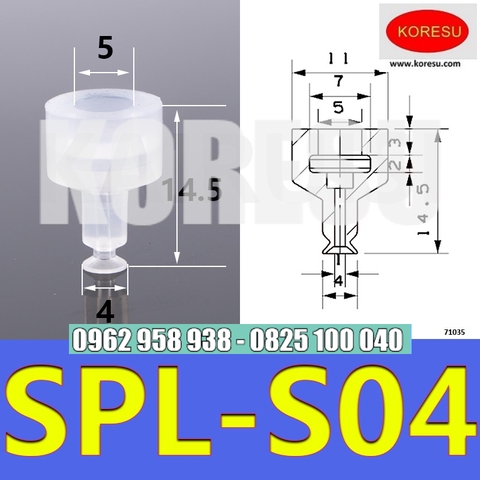 Cốc Hút Cao Su Suất Khẩu Chất Lượng Cao SP-S