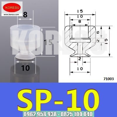 Núm Hút Cao Su 1 Ngăn Xuất Khẩu SP06-50