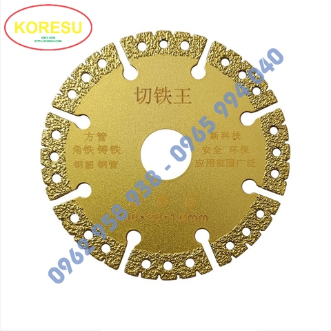Đá cắt sắt thép lưỡi kim cương không gỉ lưỡi cắt sắc nét (WP001)