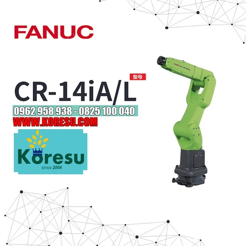 Robot công nghiệp FANUC CR-14iA / L với tải trọng 14kg và vùng làm việc 820mm 90010