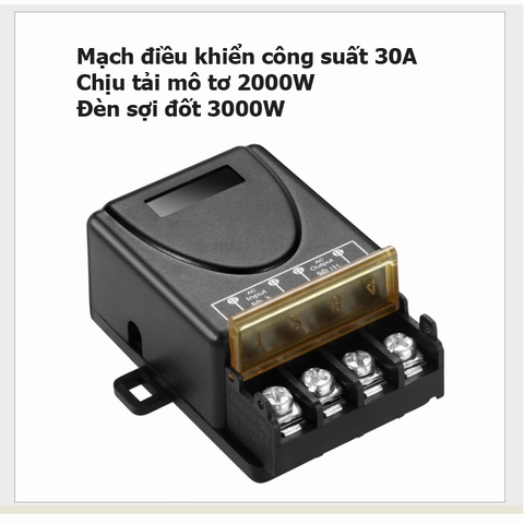Bộ điều khiển thiết bị từ xa điện 220v 30A 2200w dùng cho sinh hoạt gia đình.