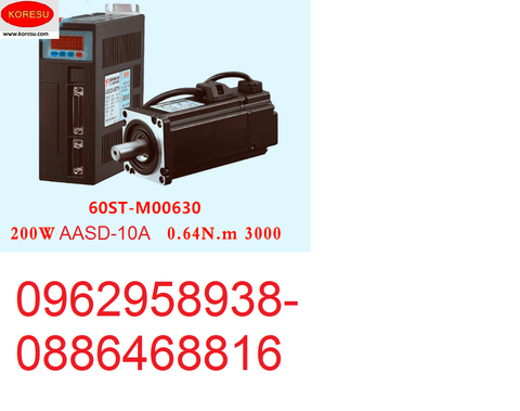 Động cơ Servo và Driver   60ST-M00630, AASD-10A .