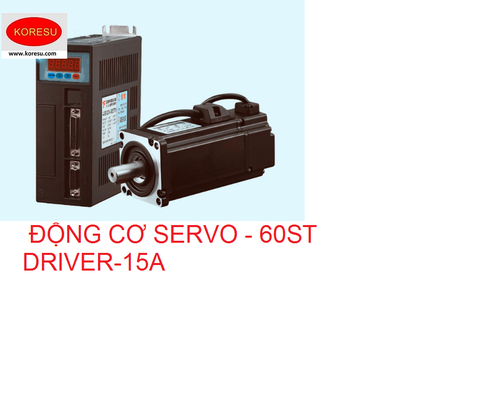 Động cơ servo và ổ đĩa điều khiển 60ST-M00630, A1-SVD-15A.