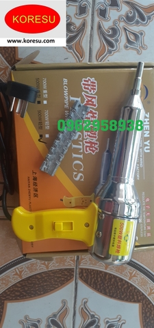 Máy Khò Nhiệt 500W Cầm Tay – Hàn Nhựa, Khò Ống, Gọn Nhẹ, Kèm Mai So Dự Phòng.
