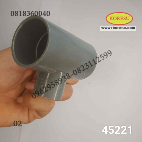 Tê thu chuyển bậc pvc 34- 27 tiền phong