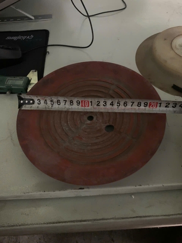 Núm hút 1 tầng màu đỏ, phi 220.