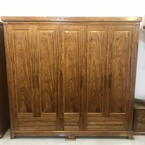 Tủ Áo Hương Vân Xám