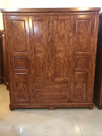 Tủ áo gỗ hương đá
