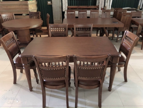 Bàn ghế ăn óc chó 06