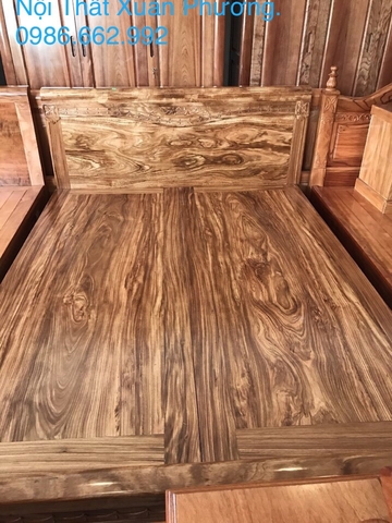 Giường Ngủ Gỗ Hương Vân . Mã.HV03