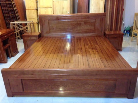 Giường xoan đào