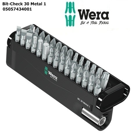 BỘ BIT-CHECK 30 METAL 1 WERA 05057434001