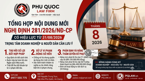 CẬP NHẬT: NGHỊ ĐỊNH SỬA ĐỔI QUY ĐỊNH XỬ PHẠT VI PHẠM HÀNH CHÍNH TRONG LĨNH VỰC ĐẤT ĐAI CÓ HIỆU LỰC TỪ 31/08/2026