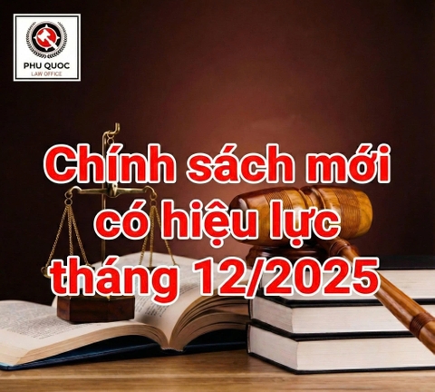 Toàn bộ văn bản pháp luật mới có hiệu lực trong tháng 12/2025