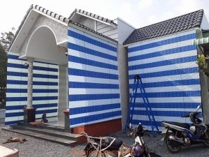 Mành nhựa che nắng - mưa