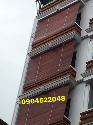 Mành tre che nắng, mưa ban công