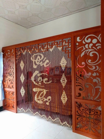 Mành hạt gỗ