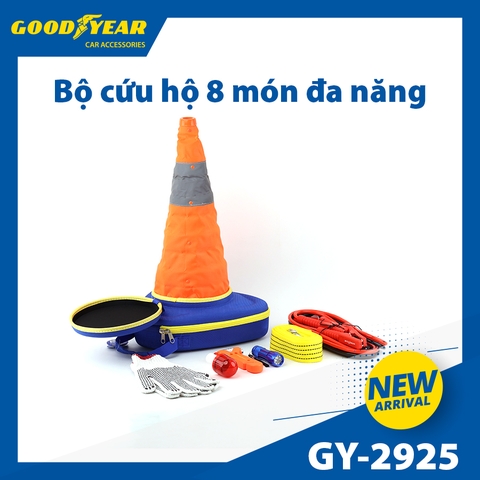 Bộ Cứu Hộ Ô Tô Đa Năng 8 Trong 1 GOODYEAR GY-2925 - Nhập Khẩu Chính Hãng