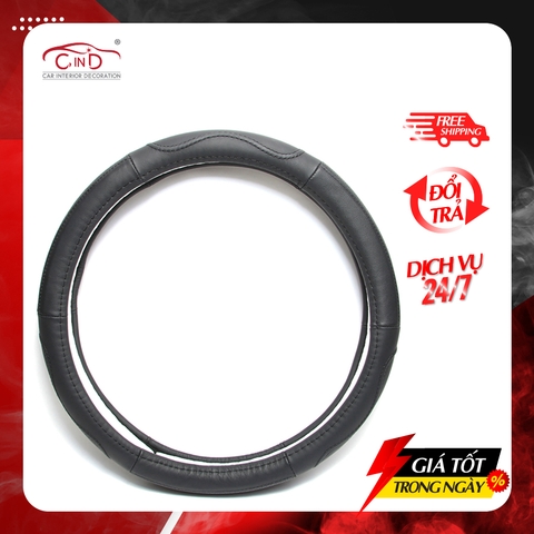 Bọc Vô Lăng CIND G011 Size M Màu Đen - Nhập Khẩu Chính Hãng