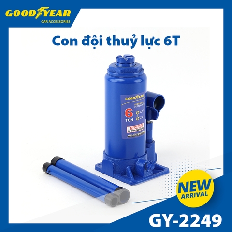 Kích Thuỷ Lực 2 Tấn 4 Tấn 6 Tấn Con Đội Nâng Vật Nặng Kích Gầm Ô tô GOODYEAR - Nhập Khẩu Chính Hãng