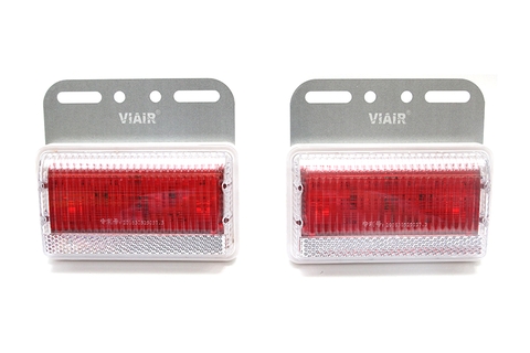 Combo 2 Đèn Hông Xe Tải - Xe Ô Tô Chữ Nhật Lớn VIAIR VI-101 115*100*25mm 12V/24V