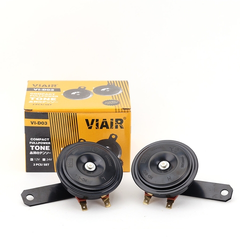 Kèn Đĩa 12V/24V VIAIR VI-D03 Dành Cho Xe Máy, Ô Tô, Xe Tải, Xe Khách