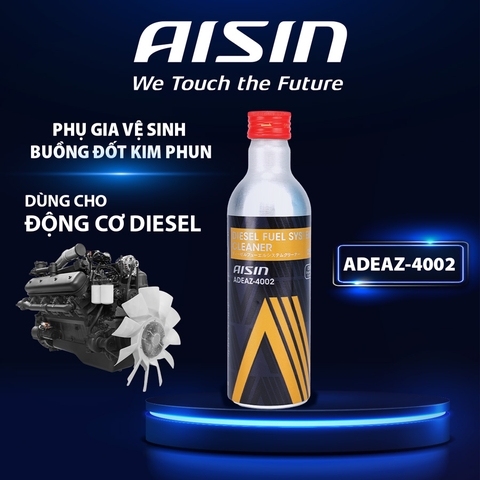 Dung Dịch Vệ Sinh Buồng Đốt Kim Phun 2 Trong 1 Máy Dầu AISIN 250ml ADEAZ-4002