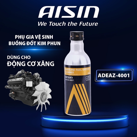 Dung Dịch Vệ Sinh Buồng Đốt Kim Phun 2 Trong 1 Máy Xăng AISIN 200ml ADEAZ-4001