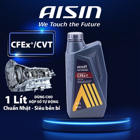 Nhớt Hộp Số Tự Động AISIN CFEx+ CVT 1 Lít CVTFP01PB - Nhập Khẩu Chính Hãng