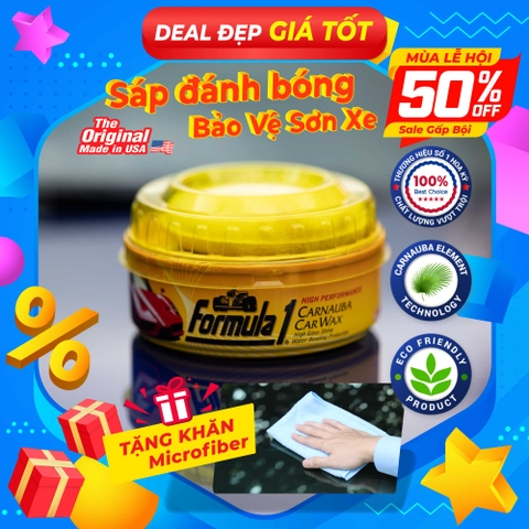 Sáp đánh bóng hộp lớn FORMULA 1 613762 340g - Nhập Khẩu Chính Hãng