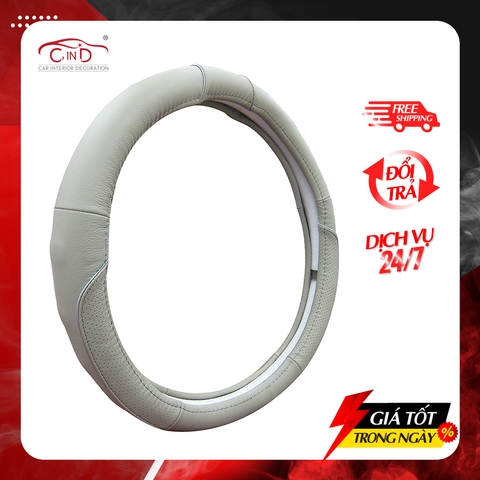Bọc Vô Lăng CIND G2015 Size M Màu Xám - Nhập Khẩu Chính Hãng