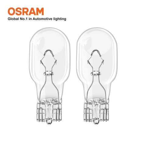 Combo 2 Bóng Đèn Chân Ghim Trung 1 Tim OSRAM Original T15 W16W 12V 16W - Nhập Khẩu Chính Hãng