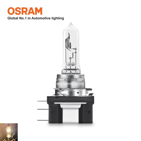 Bóng Đèn Halogen OSRAM Original H15 12V 15/55W - Nhập Khẩu Chính Hãng