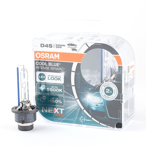 Combo 2 Bóng Đèn Xenon (Next Gen) OSRAM Cool Blue Intense D4S 66440CBN 12V 35W - Nhập Khẩu Chính Hãng