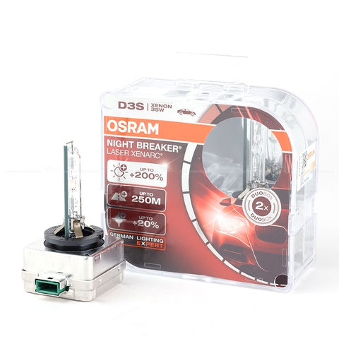 Combo 2 Bóng Đèn Xenon OSRAM Night Breaker D3S 66340XNL 12V 35W - Nhập Khẩu Chính Hãng