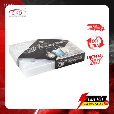 Hộp Thơm Khử Mùi AIR-Q Kirico Box II No.239-3 Fantasy Musk 160g - Nhập Khẩu Chính Hãng