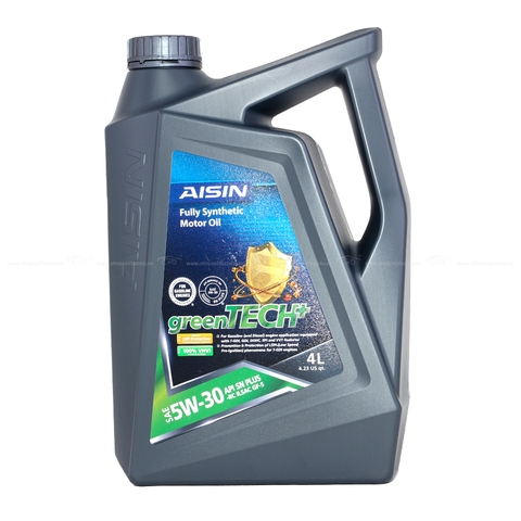 Nhớt Động Cơ AISIN ESFNP0534P 5W-30 SN Plus Greentech+ Fully Synthetic 4L - Nhập Khẩu Chính Hãng