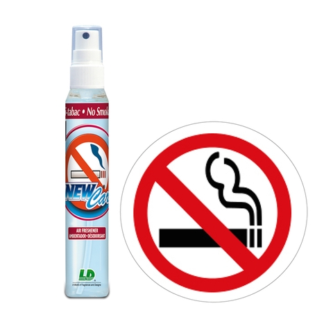 Nước Hoa Ô Tô Dạng Xịt L&D New Car No Smoking 60ml - Nhập Khẩu Chính Hãng