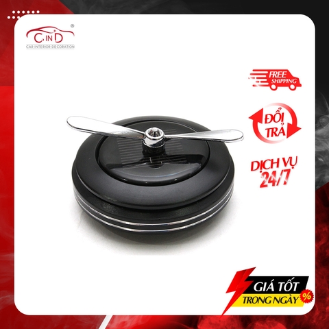 Sáp Thơm Cánh Quạt Năng Lượng Mặt Trời CIND KJ-NO1 Màu Đen 5g - Nhập Khẩu Chính Hãng