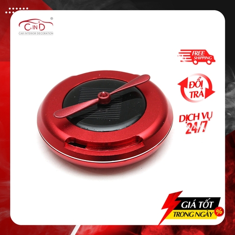 Sáp Thơm Cánh Quạt Năng Lượng Mặt Trời CIND T002 Màu Đỏ 15g - Nhập Khẩu Chính Hãng
